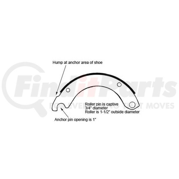 Haldex GG4591DXQG Drum Brake Shoe Kit + Cross Reference FinditParts