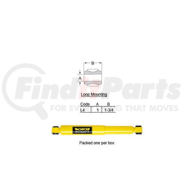 Haldex SA74413 Suspension Shock Absorber + Cross Reference FinditParts