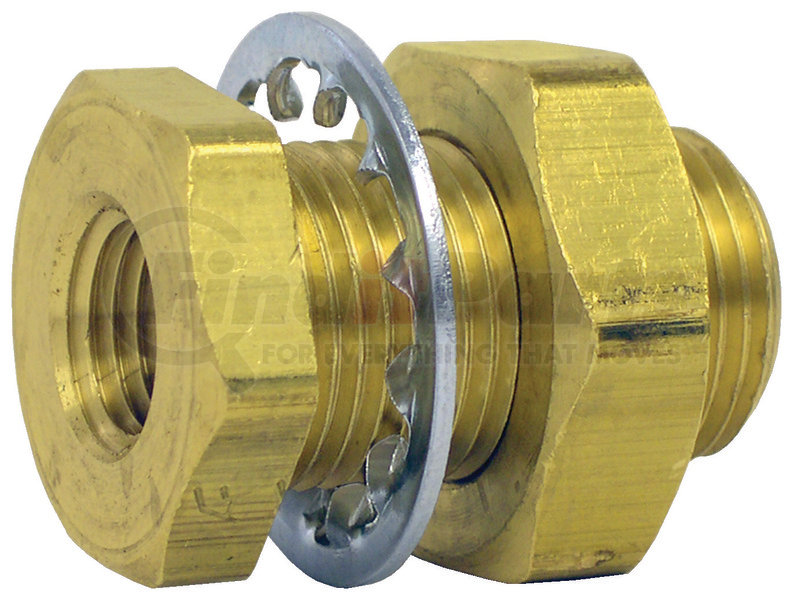 Tectran 60-8 Compression Fitting - 1/2" Tube Size, 10-Pack For Heavy Duty Truck & Trailer Applications