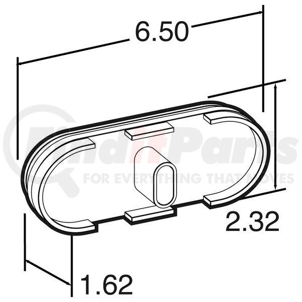 60260R by TRUCKLITE 60 Series Brake Light LED, 26 Diode, High