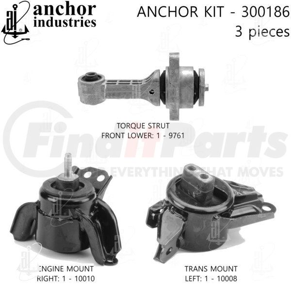 300186 by ANCHOR MOTOR MOUNTS ENGINE MNT KIT