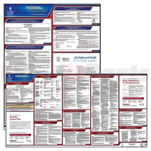 43759 by JJ KELLER 2020 New Jersey & Federal Labor Law Posters