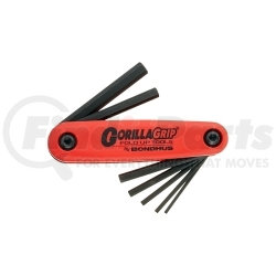 Bondhus Gorilla Grip 1.5-6mm Folding Hex Key Set Bon12592 for sale online 