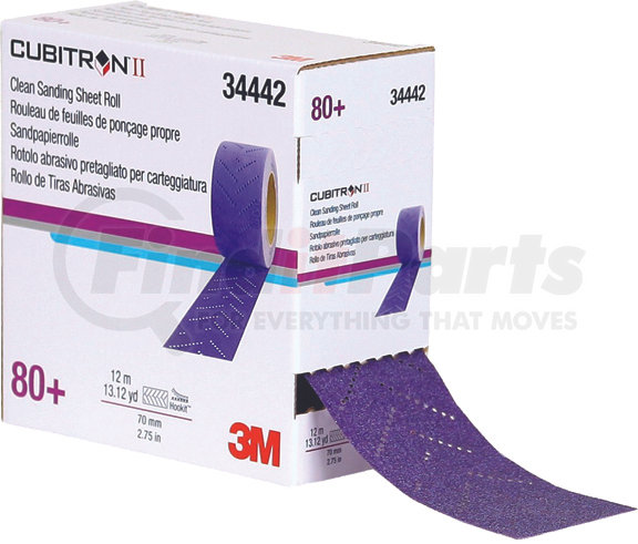 3M™ Cubitron™ II Hookit™ Clean Sanding Sheet Roll 737U, 34442, 80 , 70 Mm X 12 M, 5 Rolls/Case | 3M New Zealand