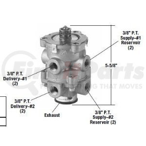 286171 by BENDIX - E-6 Foot Brake Valve