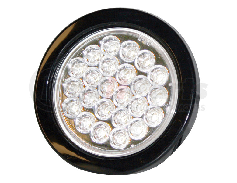 SL40CR by BUYERS PRODUCTS - STROBE LIGHT,4in ROUND, CLEAR,(24) LED