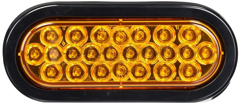 sl66ao by BUYERS PRODUCTS - Amber 6 Inch Oval Recessed LED Strobe Light ...