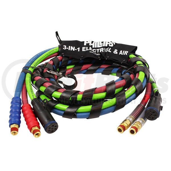 302175 by PHILLIPS INDUSTRIES 3in1 Electrical/Air Assembly 15 ft