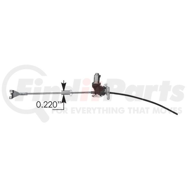 HLK2293 by FREIGHTLINER Power Window Regulator Left Side for Freightliner Century, Argosy