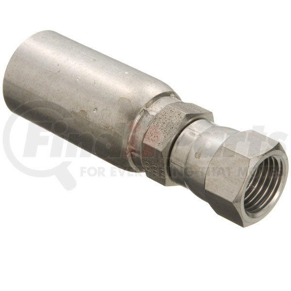 CRIMPED ON HOSE END IN HIGH QUALITY BRASS (EACH END