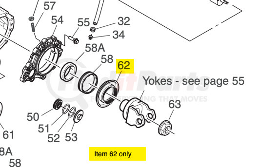 Eaton 134323 - Oil Seal + Cross Reference | FinditParts