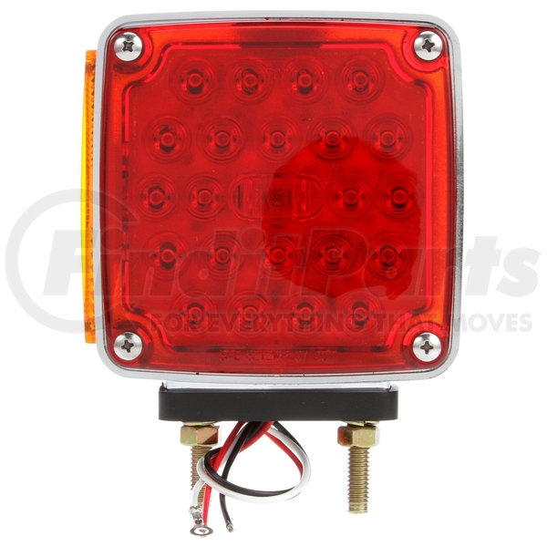 2759 By Truck Lite Led Pedestal Light Signal Stat Redyellow Square 24 Diode Lh Dual 3446