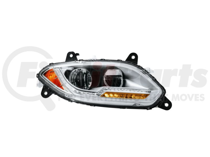 United Pacific 32945 - 13 LED Chrome Headlight With Dual Color Light ...