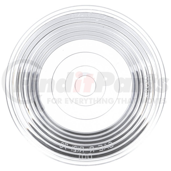 TruckLite 9029W Round Clear Acrylic Replacement 4" Lens for Snap Ring Lights 2 