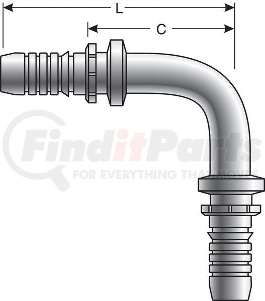 Gates G225372424 Hydraulic Coupling / Adapter + Cross Reference