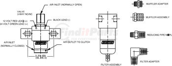 993293 by HORTON - Fan Clutch Solenoid Valve