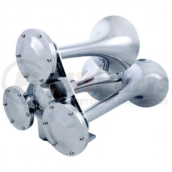 United Pacific 3-Trumpet Chrome Train Horn 46151 United Pacific 3-Trumpet Chrome Train Horn 46151