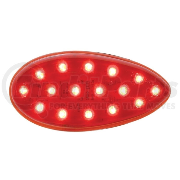 38693B by UNITED PACIFIC Clearance/Marker Light 16 LED Teardrop