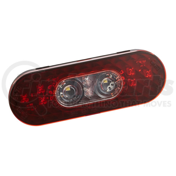 54672 by GROTE 6" Oval LED Stop / Tail / Turn Light with Integrated