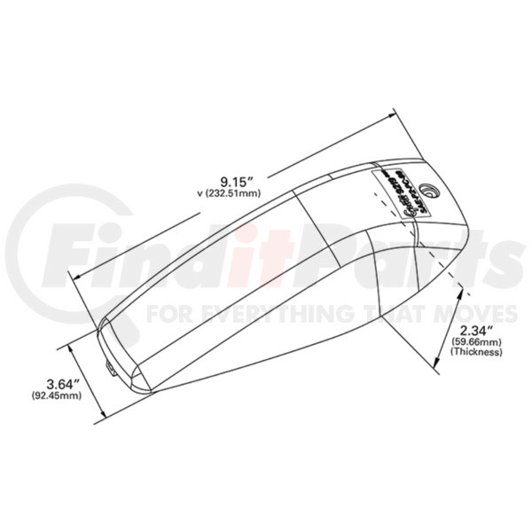 Side Marker Light Lens Grote 92193