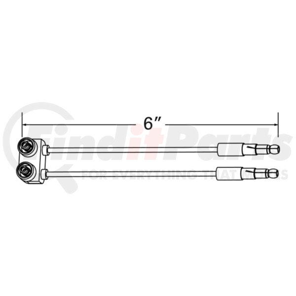 Grote 66840 Sealed Marker Light Pigtail Single Seal