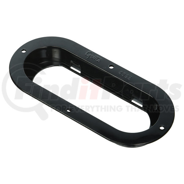 For 6 Oval Lights Grote 43220 Gray Theft-Resistant Mounting Flange