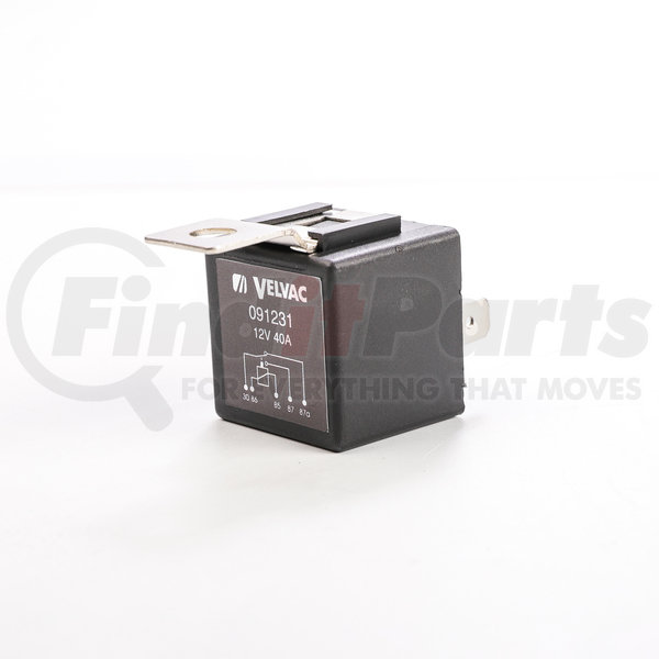 091231 by VELVAC Heavy Duty Relay Kit, Relay, 12 Voltage, 40 Amp