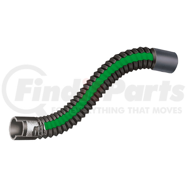 Gates Green Stripe Vulco-Flex Upper Radiator Coolant Hose for 1963-1966 Ford kl
