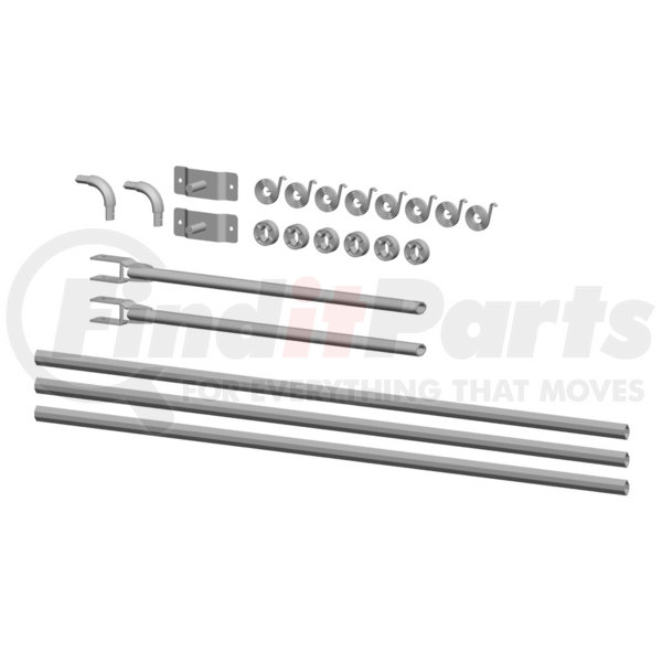 3016666 by BUYERS PRODUCTS Aluminum Tarp Arm Kit