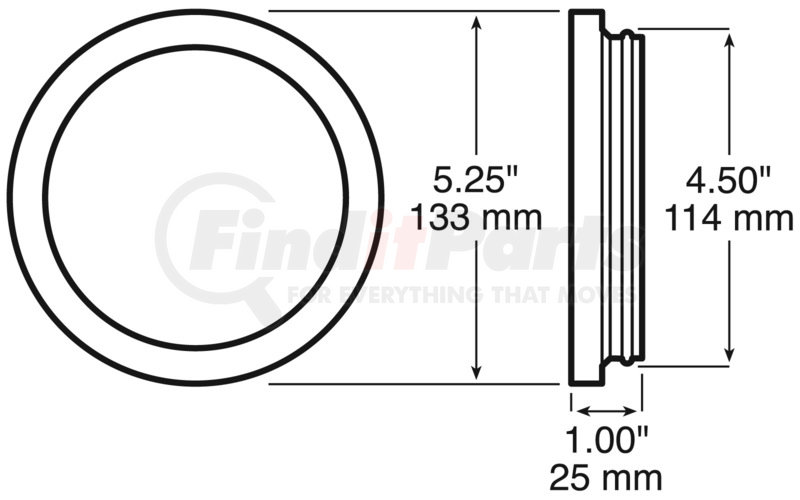 426-18 By Peterson Lighting - 426-18 4 U0026quot Grommet