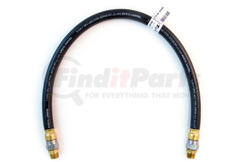 453328 by TRAMEC SLOAN Air Brake Hose Assembly 3/8" Hose, 3/8"18