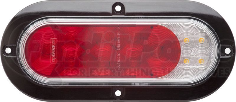 OPTRONICS STL211XRFHB LED S/T/T and Back-Up 6" Oval Flange Mount