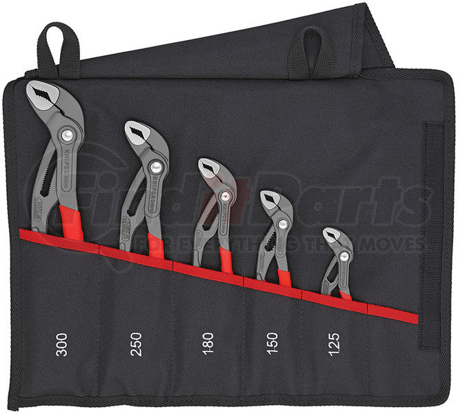 Knipex 2 Pc Pliers Wrench Set With Keeper Pouch, 7 & 10