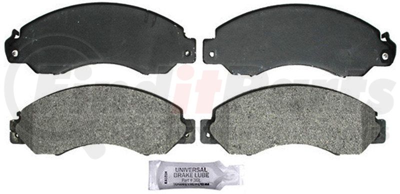 Disc Brake Pad Set-Semi-Metallic Rear ACDelco 14D711M