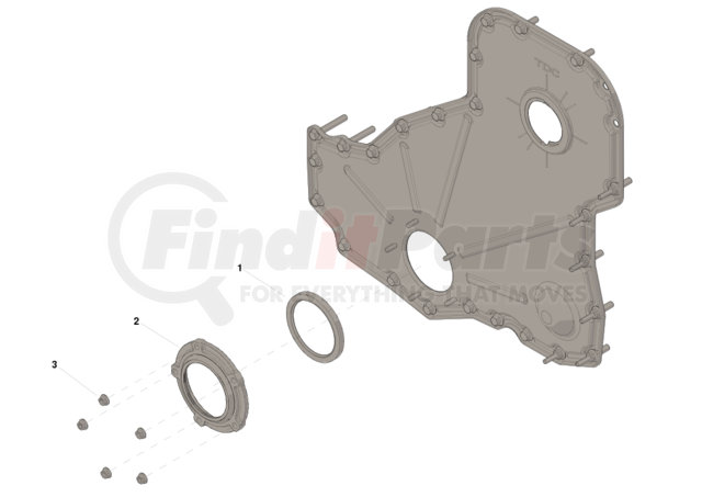 4024883 by CUMMINS - Engine Crankshaft Seal Kit