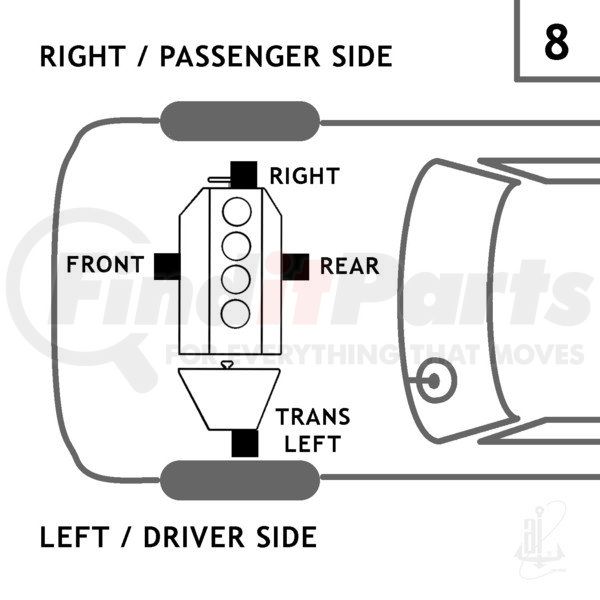 Anchor Front Engine Mount for 2004-2009 Nissan Quest 