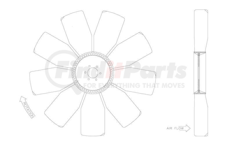 Kit Masters 47354139208 Engine Cooling Fan + Cross Reference