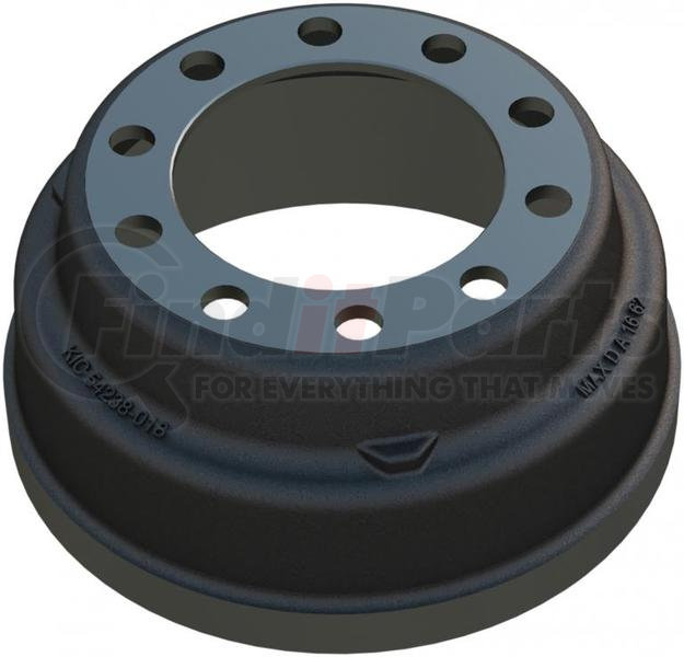 54238018 by KIC Brake Drum 16.5x5 brake 10Holes Bal OB Mount