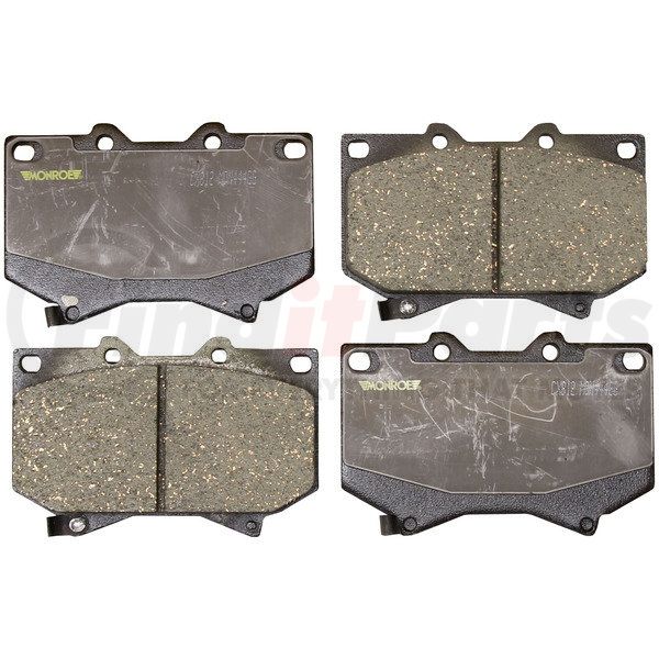 Monroe CX812 Ceramic Premium Brake Pad Set Monroe CX812 Ceramic Premium Brake Pad Set