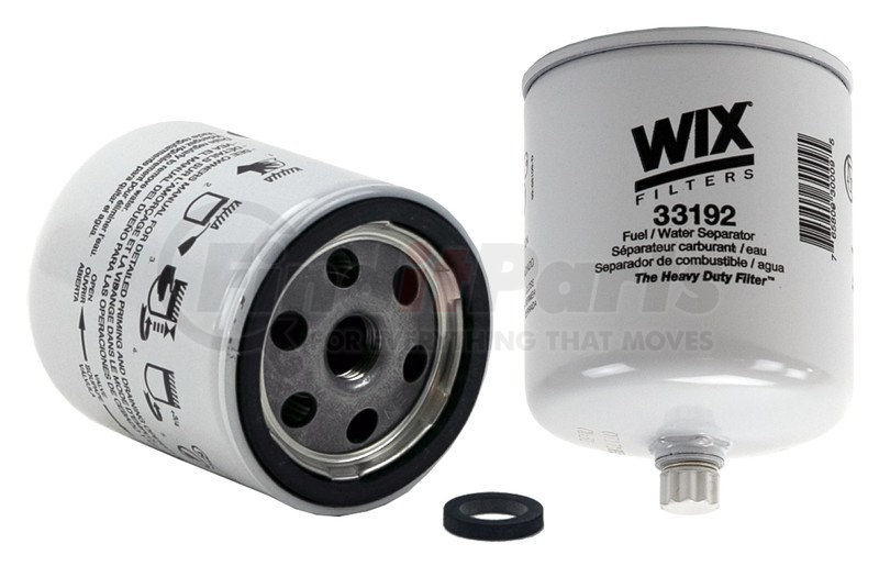 33192 Heavy Duty Spin On Fuel Water Separator WIX Filters Renewed Pack of 1 