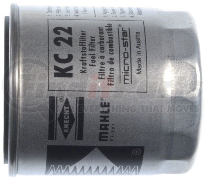 Mahle Fuel Filter KC 38 AEU2147LM