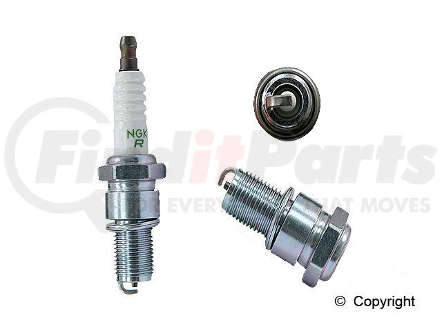 4-Pack NGK V-Power BR9EYA Resistor Spark Plugs - OEM Performance, Part #7548