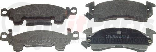 Wagner ThermoQuiet MX52 Semi-Metallic Disc Brake Pad Set