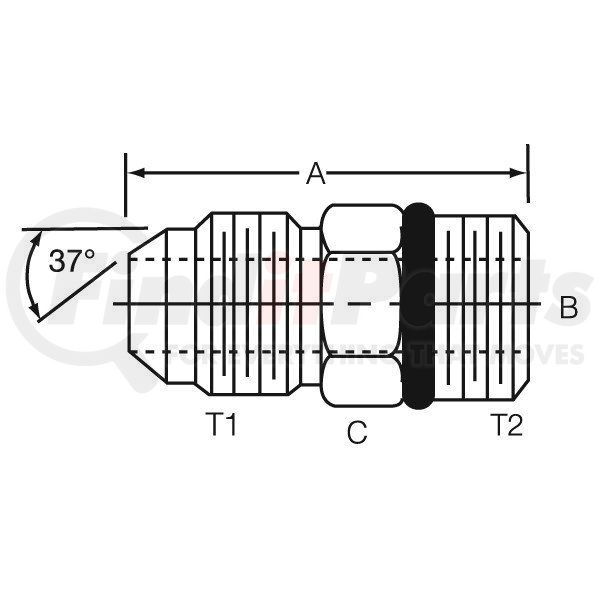 Dayco 145513 Hydraulic Coupling/Adapter