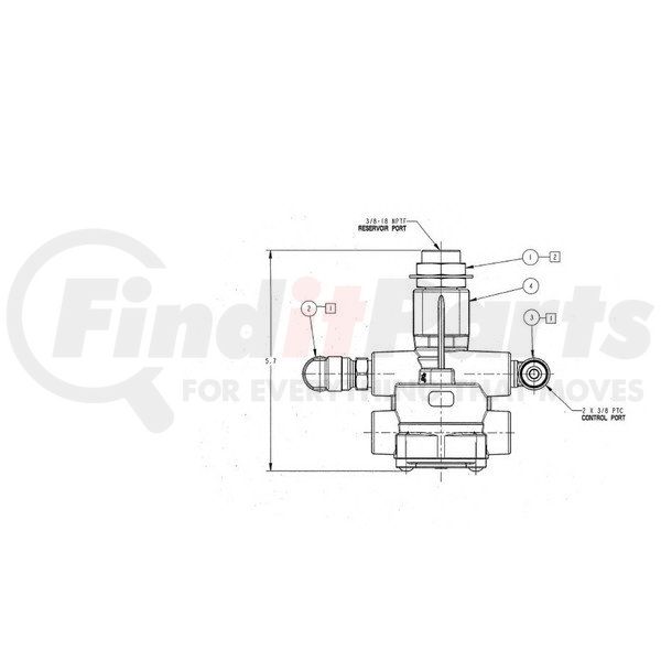 KN26122 by HALDEX Trailer Brake Control Valve New Trailer Brake
