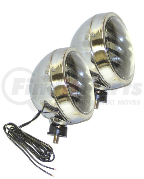 Grote Fogcutter 100W Halogen Off-Road Lights – 4x7 Rectangle Chrome (Pair) – 64551-5
