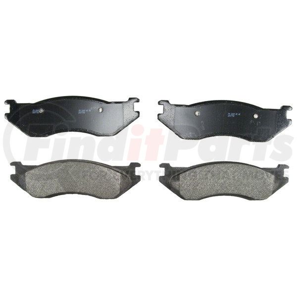 SX966 By FEDERAL MOGUL WAGNER SevereDuty Semi Metallic Disc Brake Pad Set