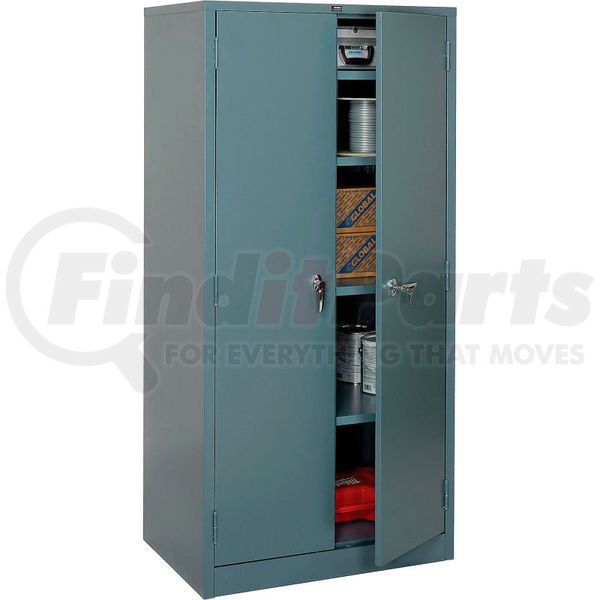 Bin Storage Cabinet With 3 Shelves - 36 in. W X 24 in. D X 78 in. H
