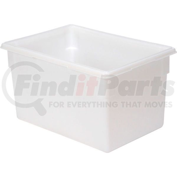 Rubbermaid FG350100WHT 18 x 26 x 15 White Plastic Food Box 