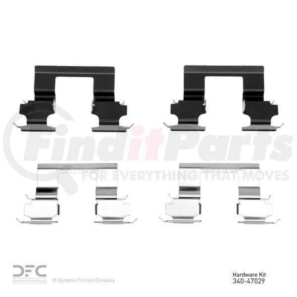 Dynamic Friction Co. Front Disc Brake Hardware Kit 340-73024 - Fits 2018-2025 Audi Q5 (Non-Hybrid)
